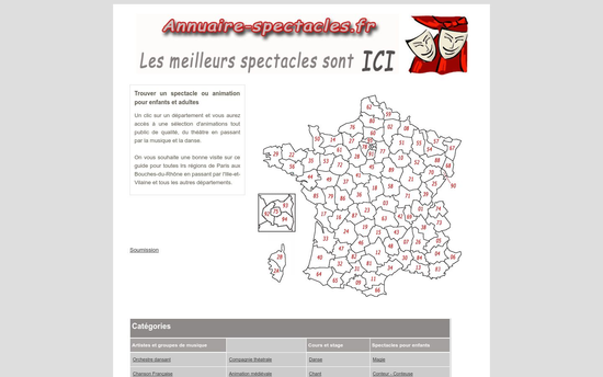 Annuaire spectacles | Annuaire d’artistes pour spectacle enfants et tout public