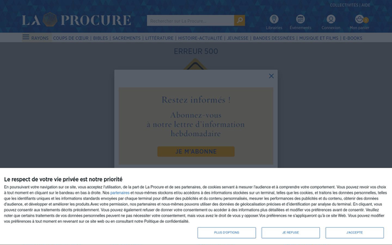 Laprocure | La Procure livres, DVD, CD, librairie religieuse chrétienne