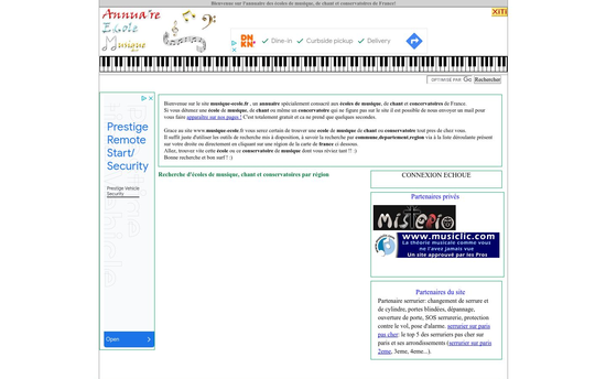 Musique ecole | Annuaire des ecoles de musique, chant, conservatoires de France