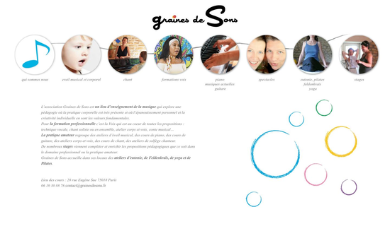 Grainesdesons | cours de chant eveil musical chant et danse pour enfants stages spectacles site graines de sons