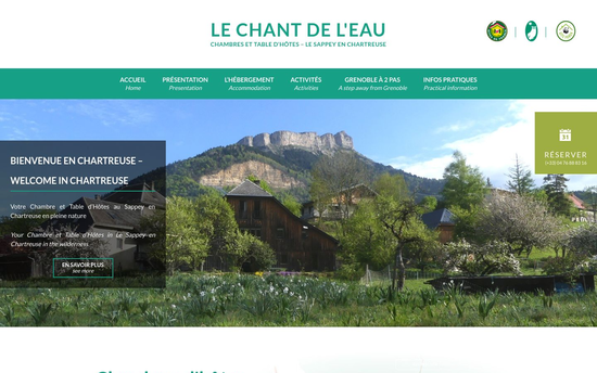 Gitechantdeleau | Gite du chant de l’eau Chambre et table d’hôtes en Chartreuse