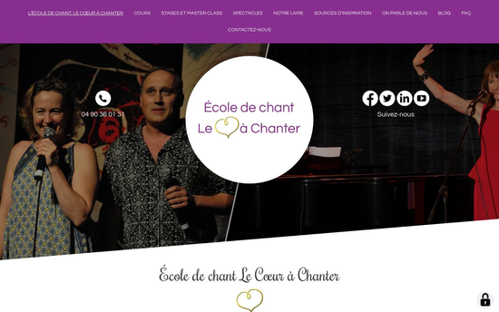 Coeurachanter | Cours de chant Le Coeur à chanter Montréal StHippolyte
