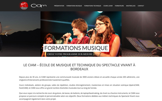 Le ciam | Le CIAM  École de musique à Bordeaux