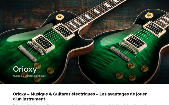 Orioxy | Orioxy – Musique & Guitares électriques